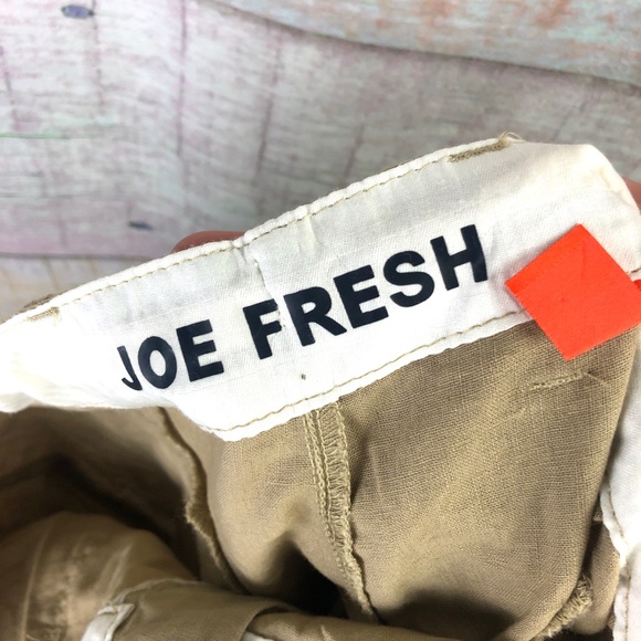 Joe Fresh Mens String Tie Linen Cotton Shorts NWOT - Picture 5 of 6